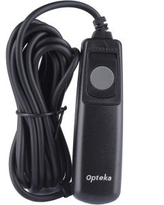 Opteka 10-Foot Remote Shutter Release Switch Cable for Canon EOS 7D, 6D, 5D, 5DS, 5DSR, R, 1D, 1DX, Mark II III IV, 50D, 40D, 30D, 20D, 10D, 1V, 3, RS-80N3 Replacement