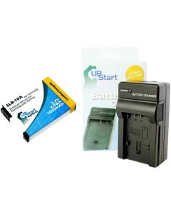 Samsung SLB-10A Digital Camera Battery and Charger Replacement (1050mAh, 3.7V, Lithium-Ion) - Compatible with Samsung WB250F, EX2F, WB200F, WB150F, WB800F, P1000, WB2100, WB850F, WB150, WB750, WB700