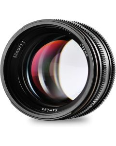 Kamlan 50 mm F1.1 APS-C Large Aperture Manual Fixed Focus Lens, Standard Prime Lens
